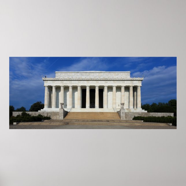 East Side of the Lincoln Memorial Washington D.C. Poster (Front)
