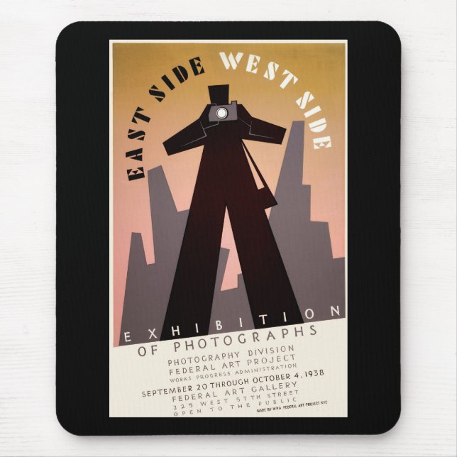 East Side ~ West Side Mouse Pad (Front)