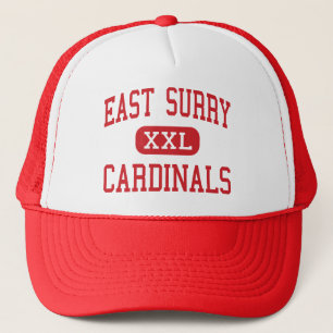 East Surry - Cardinals - High - Pilot Mountain Trucker Hat