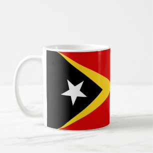 east timor country flag nation symbol long coffee mug