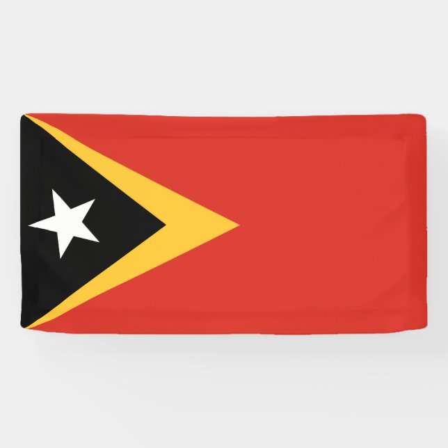 East Timor Flag Banner (Horizontal)