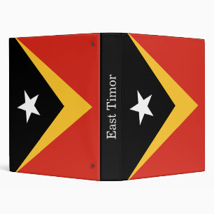 East Timor Flag Binder