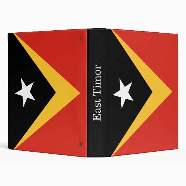 East Timor Flag Binder (Background)