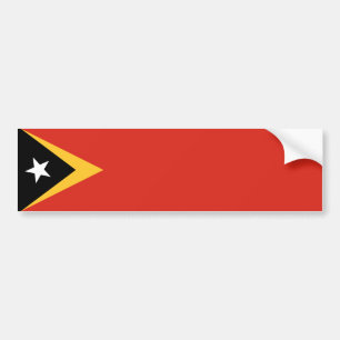 East Timor Flag Bumper Sticker
