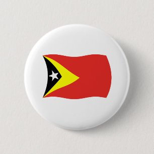 East Timor Flag Button