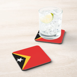 East Timor Flag Coaster
