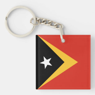 East Timor Flag Keychain