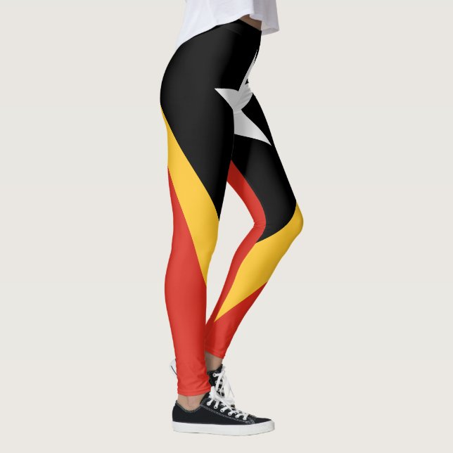 East Timor Flag Leggings (Right)