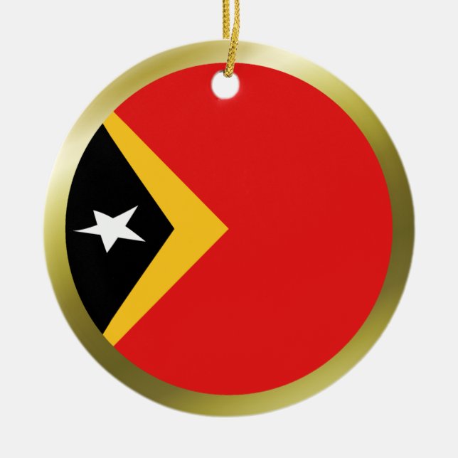 East Timor Flag Ornament (Front)