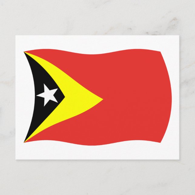 East Timor Flag Postcard (Front)