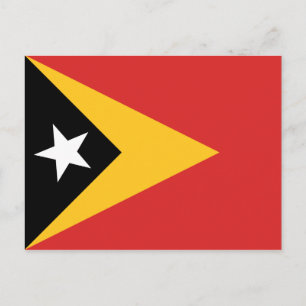 East Timor Flag Postcard