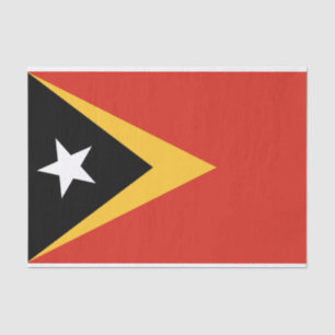East Timor Flag Tissue Paper