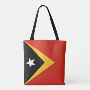 East Timor Flag Tote Bag