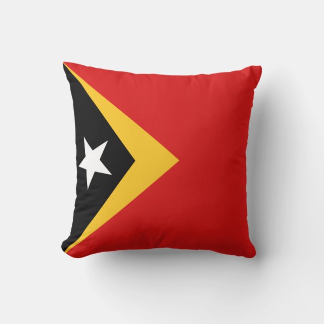 East Timor Flag x Flag Pillow (Front)