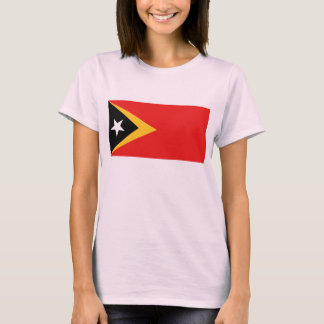 East Timor Flag x Map T-Shirt