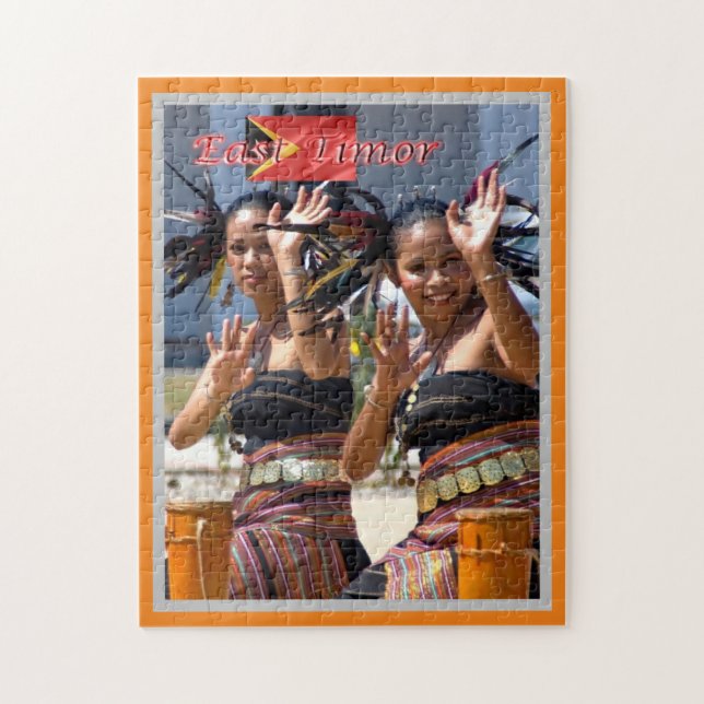 East Timor - Jigsaw Puzzle (Vertical)
