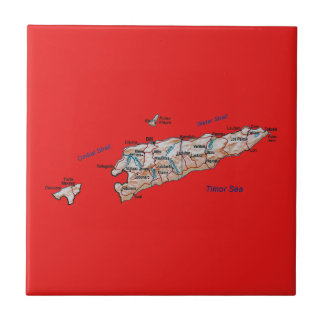 East Timor Map Tile