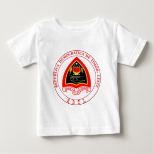 East Timor Official Coat Of Arms Heraldry Symbol Baby T-Shirt