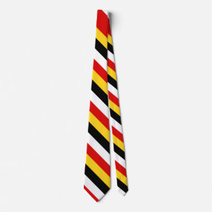 East Timor Papua New Guinea flag stripes country p Tie