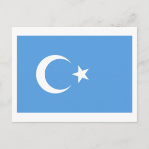 East Turkestan Uyghur Flag Postcard