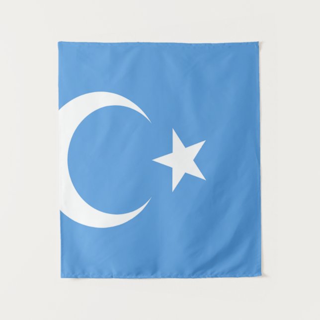 East Turkestan Uyghur Flag Tapestry (Front)