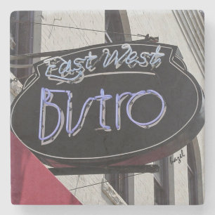 East West Bistro Athens Georgia Marble Stone Coast Stone Coaster