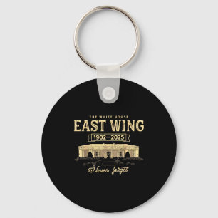 East Wing 1902 2025 Never Forget Retro Keychain