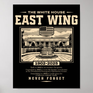 East Wing History 1902 1942 2025 Poster