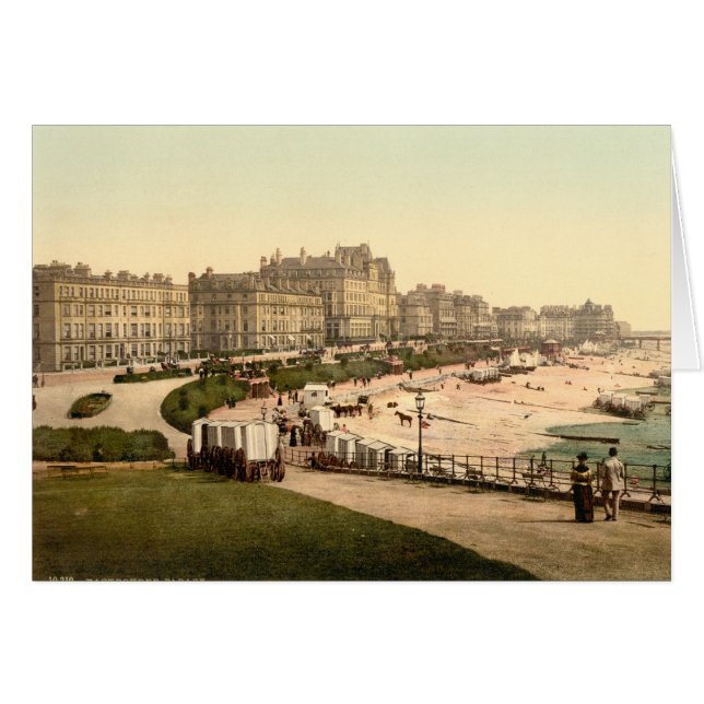 Eastbourne Parade, Sussex, Angleterre (Devant horizontal)