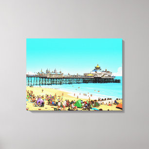 Eastbourne Pier view canvas print