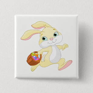 Easter 2 Inch Square Button