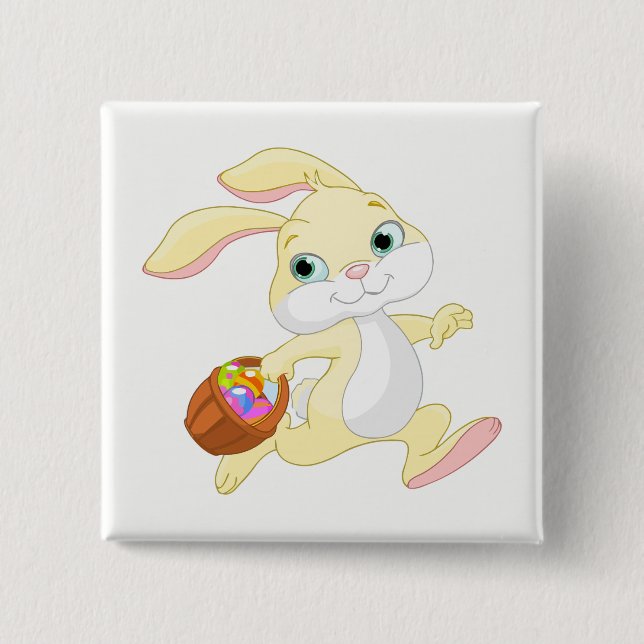 Easter 2 Inch Square Button (Front)