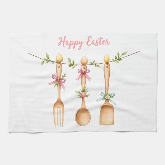 "Easter " – A Symbol of Renewal and Joy 🐣🌸 Kitchen Towel (Horizontal)