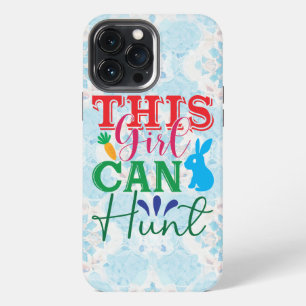 Easter Adventure with Bunny - This Girl Can Hunt iPhone 13 Pro Max Case