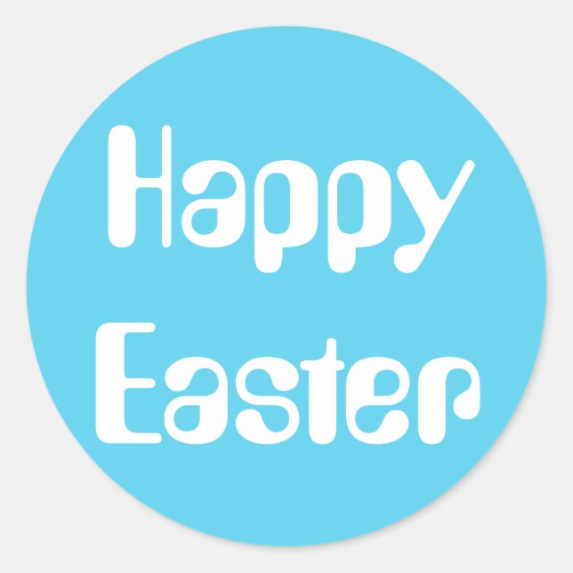 Easter Amelia Sky Blue Sticker by Janz (Front)