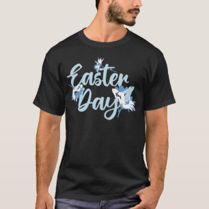 Easter and Floral Rabbit T-Shirt