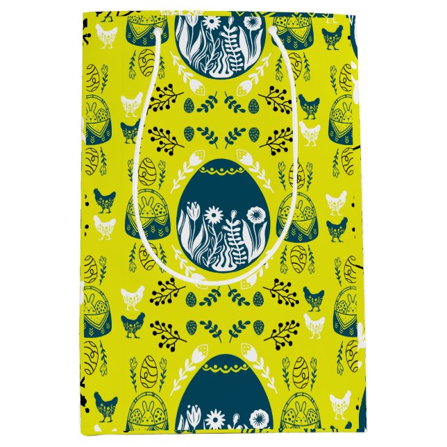 Easter April Holiday Medium Gift Bag (Front)