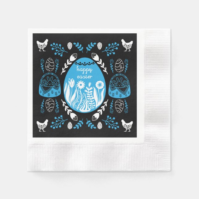 Easter April Holiday Napkin (Front)