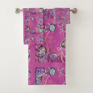 EASTER ART BATH TOWEL SET