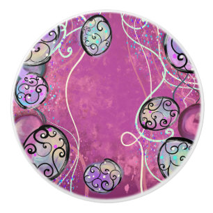 EASTER ART    CERAMIC KNOB