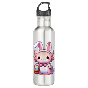 Easter Axolotl Bunny Ears Eggs T-Shirt 710 Ml Water Bottle