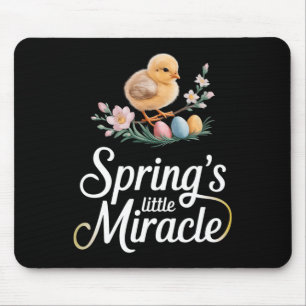 Easter Baby Bunny Cool Easter Day Mouse Pad