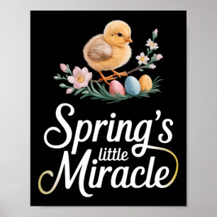 Easter Baby Bunny Cool Easter Day Poster