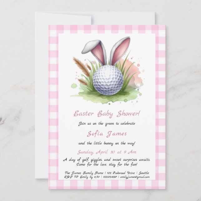 Easter Baby Shower Invitation (Front)
