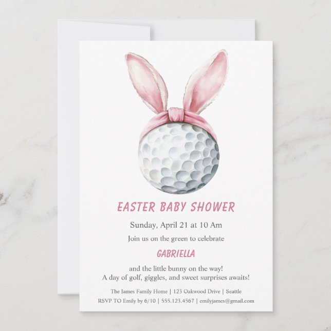 Easter Baby Shower Invitation (Front)