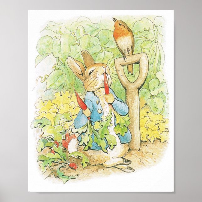 Easter, Baby Shower Rabbit Poster (Front)