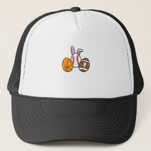 Easter Balls Basketball Baseball Football Boys Kid Trucker Hat