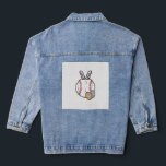 Easter Baseball Bunny Sports Men Boys Kids Toddler Denim Jacket<br><div class="desc">Easter Baseball Bunny Sports Men Boys Kids Toddler Youth T-Shirt</div>