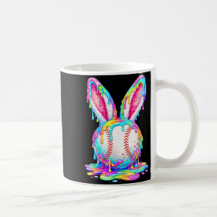 Easter Baseball Drip Easter Bunny Boys Kids Coffee Mug