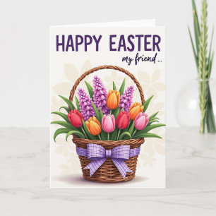 Easter Basket Blooms Card